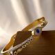 18K Gold Plated Evil Eye Zirconia Kada